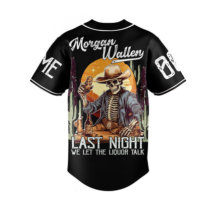 Morgan Wallen Baseball Jersey