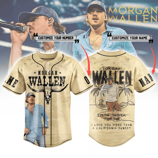 Morgan Wallen Baseball Jersey