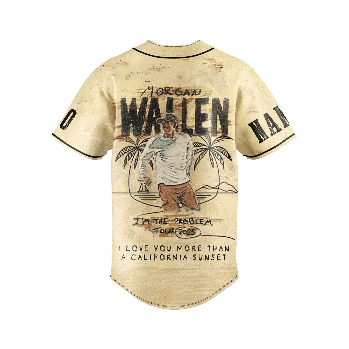 Morgan Wallen Baseball Jersey