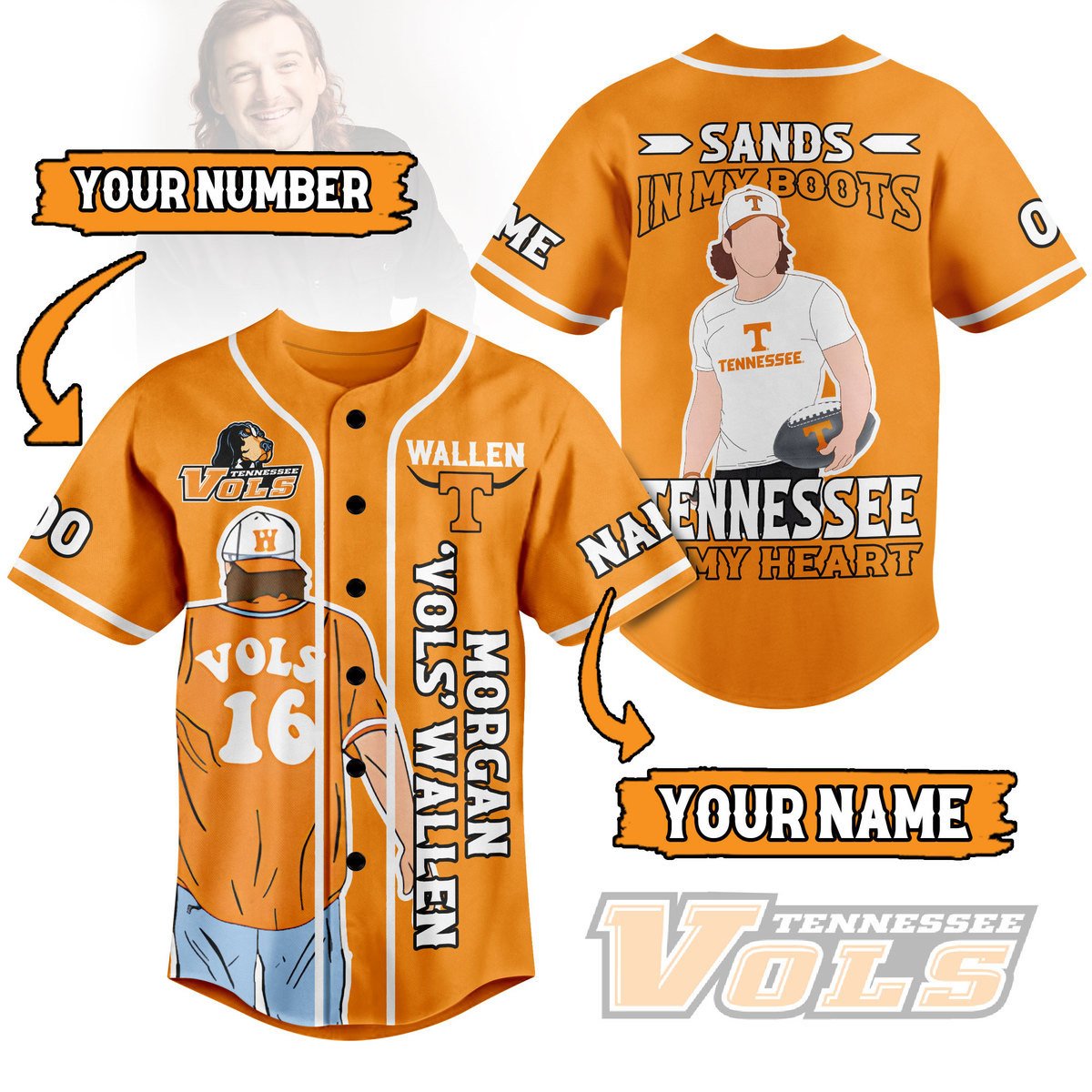 Morgan Wallen Baseball Jersey