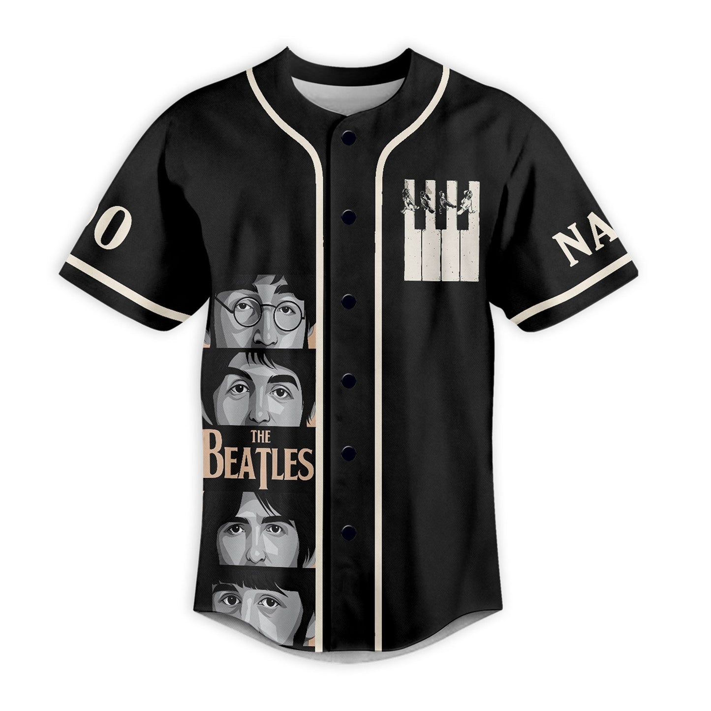 NEW PREMIUM THE BEATLES BASEBALL JERSEY