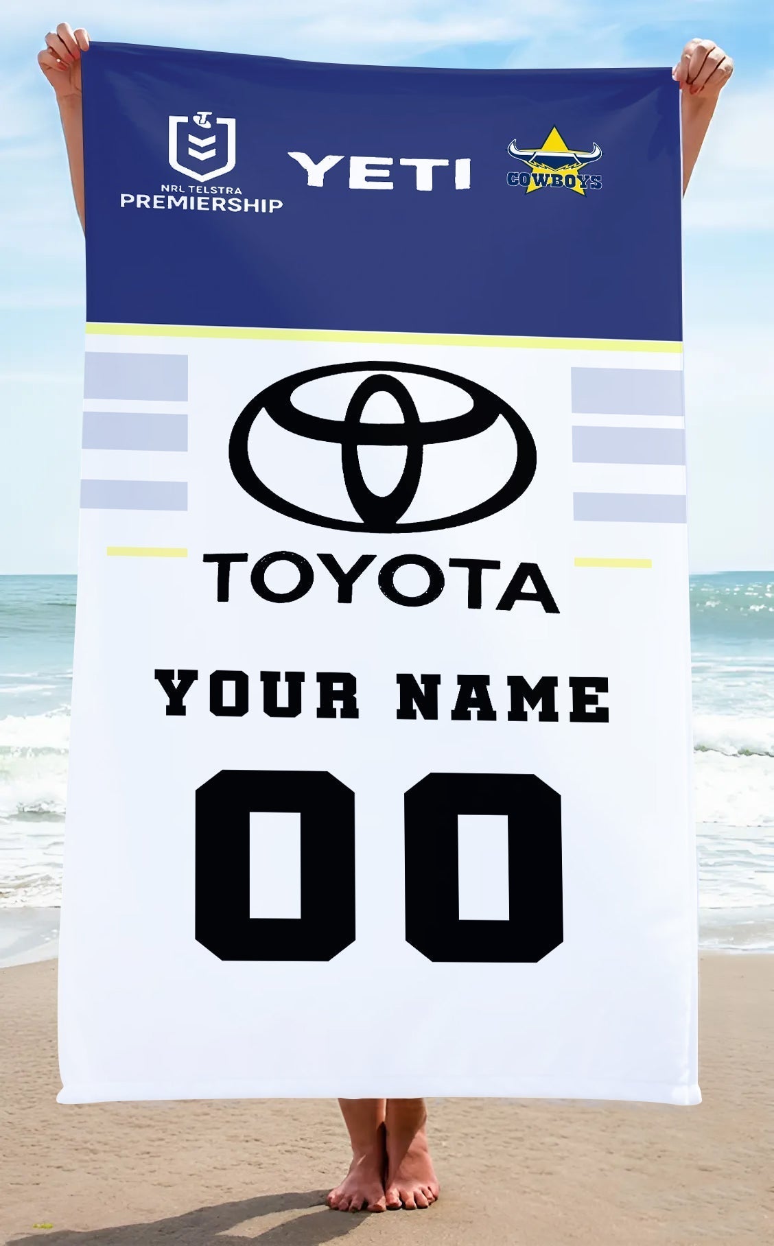 LIMITED EDITION - NEW 13 NQLC PERSONALIZED BEACH TOWEL GIFT FOR FANS
