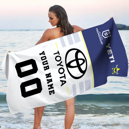 LIMITED EDITION - NEW 13 NQLC PERSONALIZED BEACH TOWEL GIFT FOR FANS