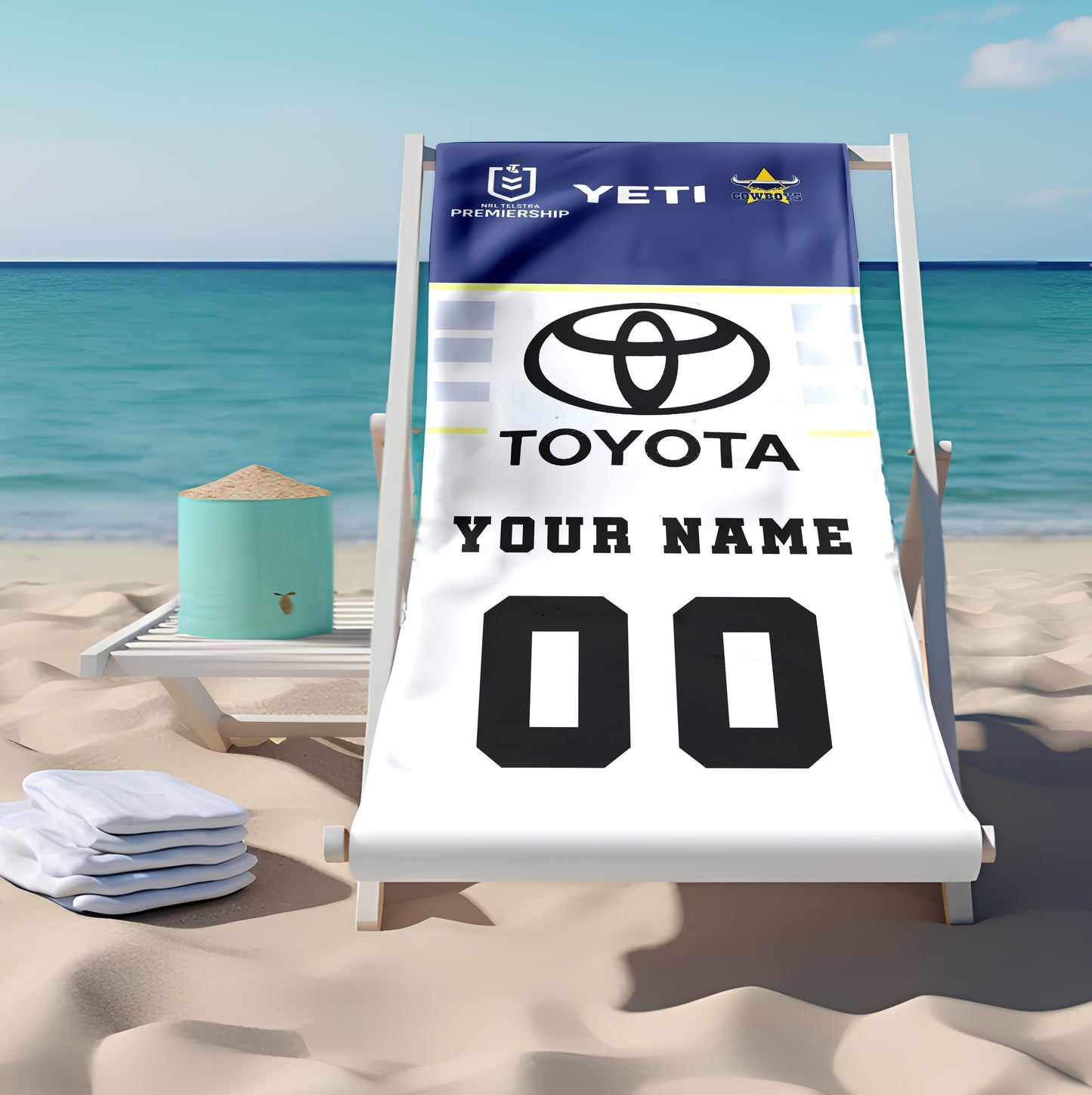 LIMITED EDITION - NEW 13 NQLC PERSONALIZED BEACH TOWEL GIFT FOR FANS