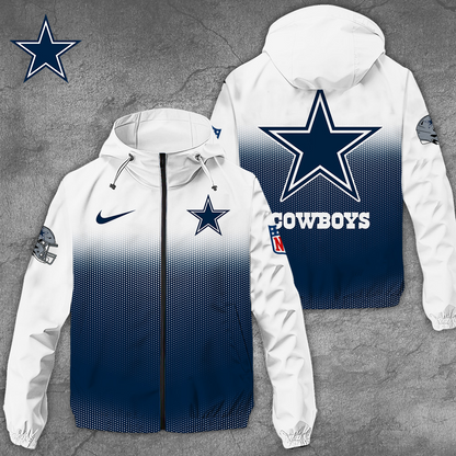 NEW PREMIUM DALLAS COWBOYS NFL WINDBREAKER JACKET