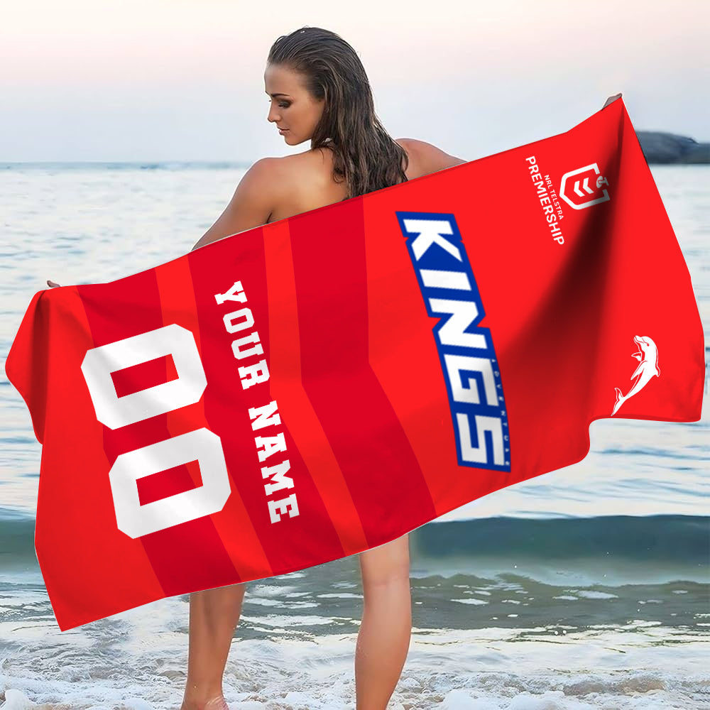 LIMITED EDITION - NEW 17 DPS PERSONALIZED BEACH TOWEL GIFT FOR FANS