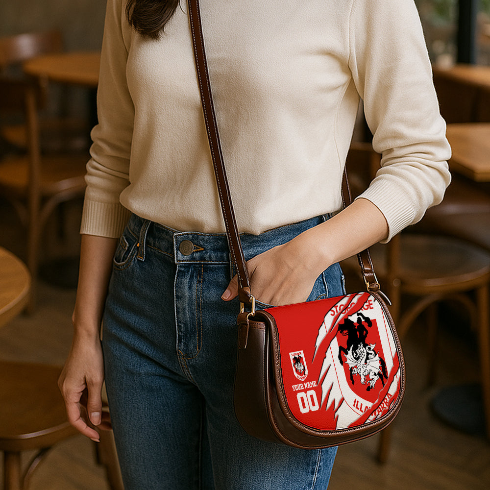 NRL 2025 Custom Saddle Bag