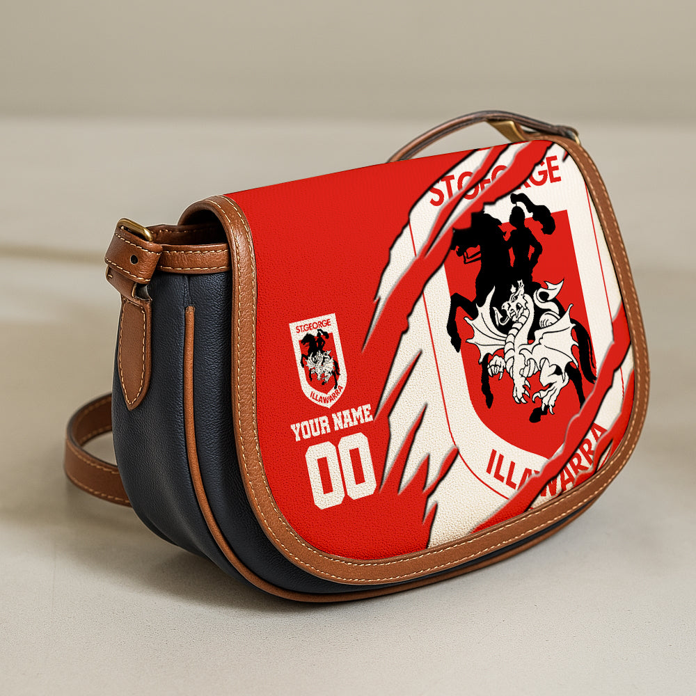 NRL 2025 Custom Saddle Bag