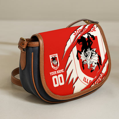 NRL 2025 Custom Saddle Bag