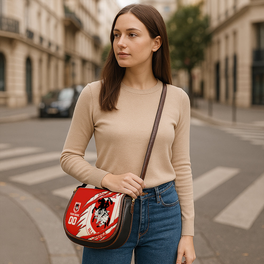 NRL 2025 Custom Saddle Bag