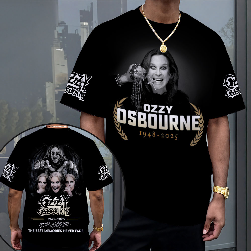 NEW PREMIUM BLACK SABBATH x OZZY OSBOURNE UNISEX SHIRT