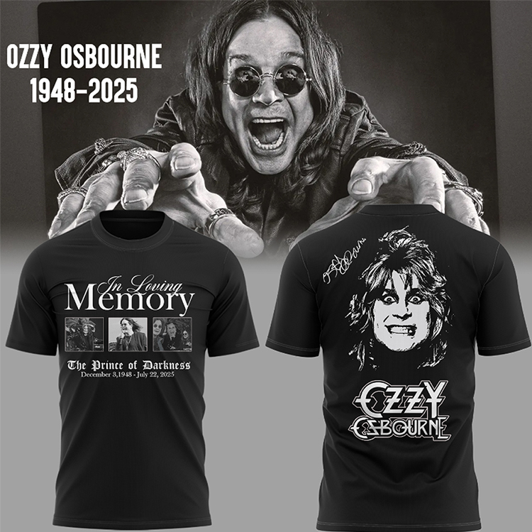 NEW PREMIUM BLACK SABBATH x OZZY OSBOURNE UNISEX SHIRT