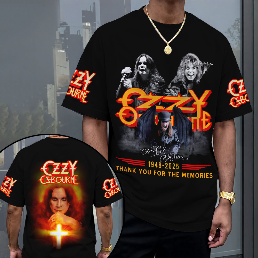 NEW PREMIUM BLACK SABBATH x OZZY OSBOURNE UNISEX SHIRT