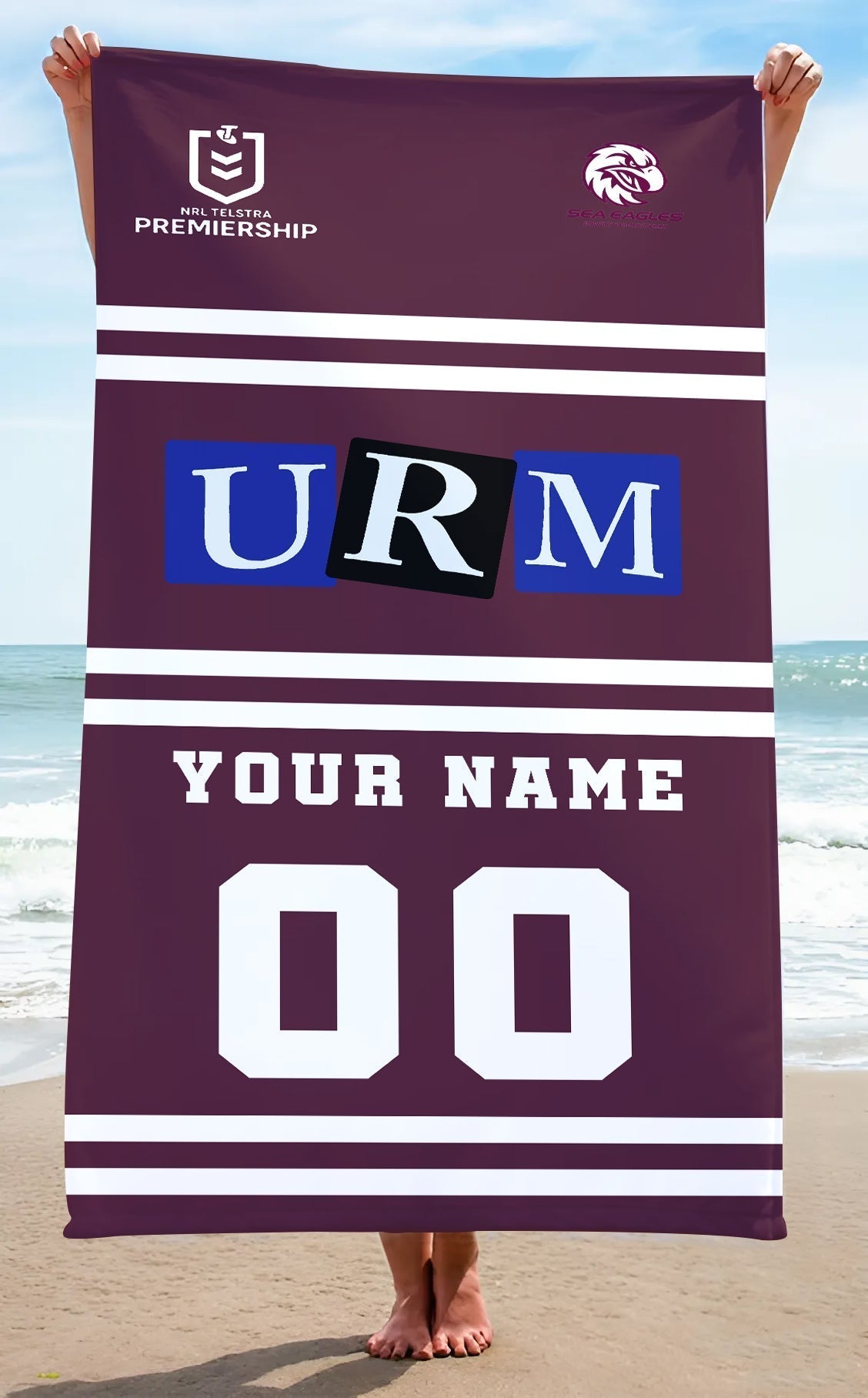 LIMITED EDITION - NEW 05 SEL PERSONALIZED BEACH TOWEL GIFT FOR FANS