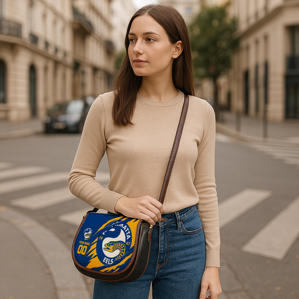 NRL 2025 Custom Saddle Bag