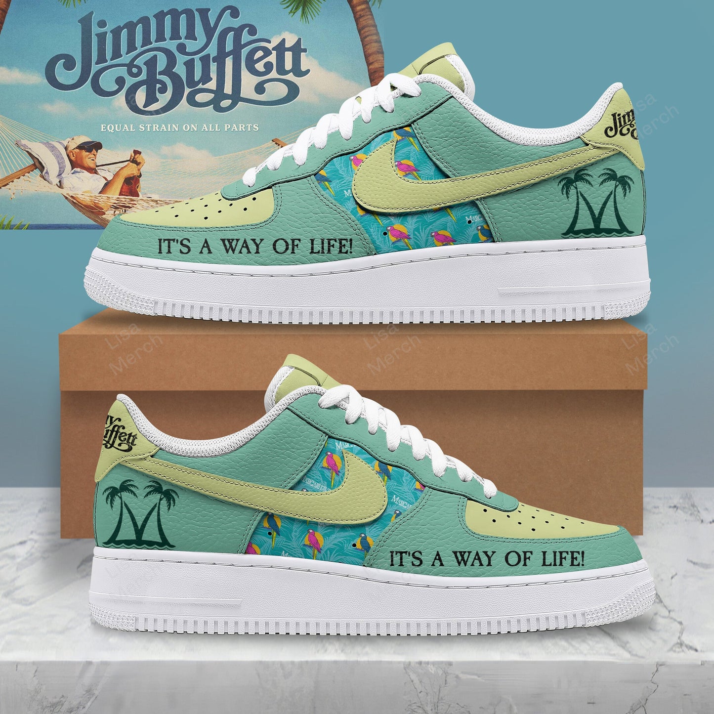 NEW PREMIUM JIMMY BUFFETT SNEAKERS - THE PERFECT FOR FAN