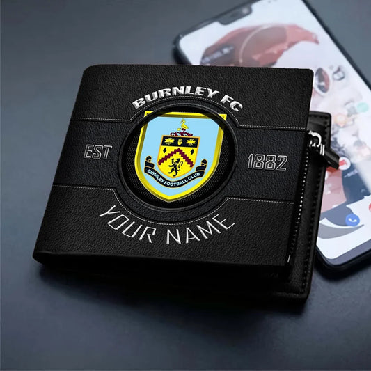 New EPL Customized Black & Brown Leather Wallet
