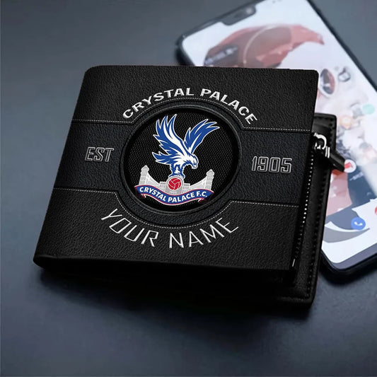 New EPL Customized Black & Brown Leather Wallet