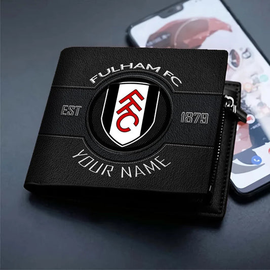 New EPL Customized Black & Brown Leather Wallet
