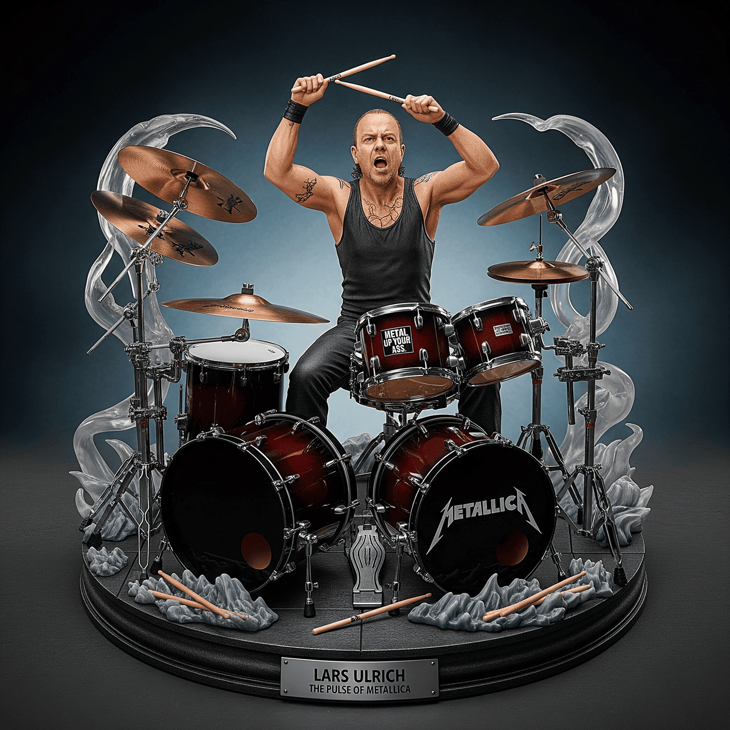 Metallica Acrylic Block Display 🖤Limited Edition Collectible for True Fans 002