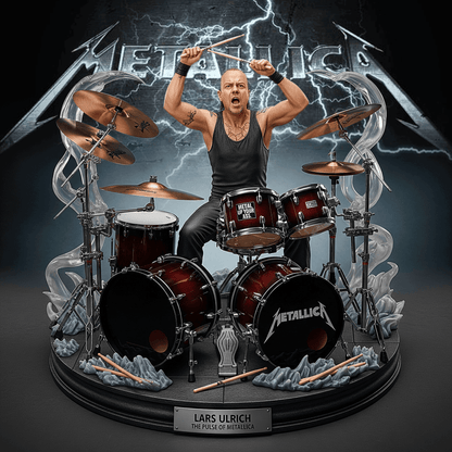 Metallica Acrylic Block Display 🖤Limited Edition Collectible for True Fans 002