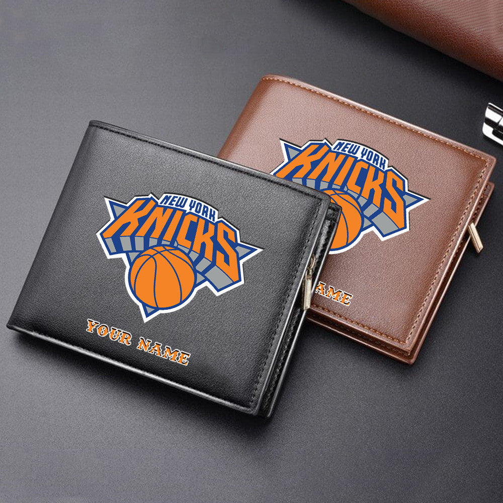 LIMITED EDITION - NEW CUSTOMIZED NBA04 NY NEW YORK KNICKS LEATHER WALLET