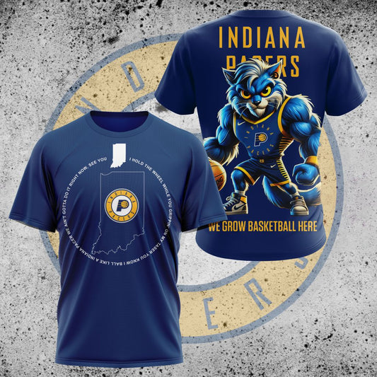 LIMITED EDITION - NEW CUSTOMIZED NBA06 IP INDIANA PACERS T-SHIRT