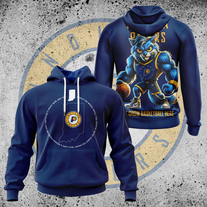 LIMITED EDITION - NEW CUSTOMIZED NBA06 IP INDIANA PACERS UNISEX HOODIE (KIDS & ADULTS)