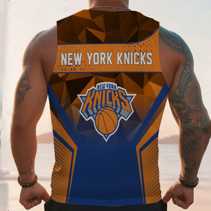 LIMITED EDITION - NEW CUSTOMIZED NBA04 NY NEW YORK KNICKS UNISEX TANK TOP