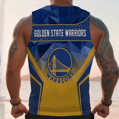 LIMITED EDITION - NEW CUSTOMIZED NBA12 GS GOLDEN STATE WARRIORS UNISEX TANK TOP
