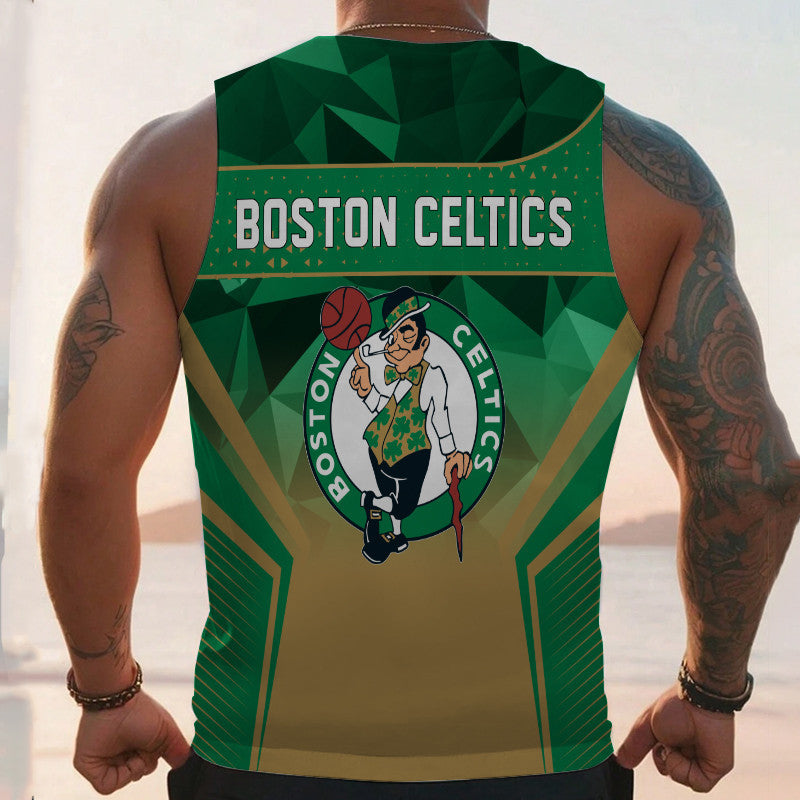 LIMITED EDITION - NEW CUSTOMIZED NBA03 BC BOSTON CELTICS UNISEX TANK TOP