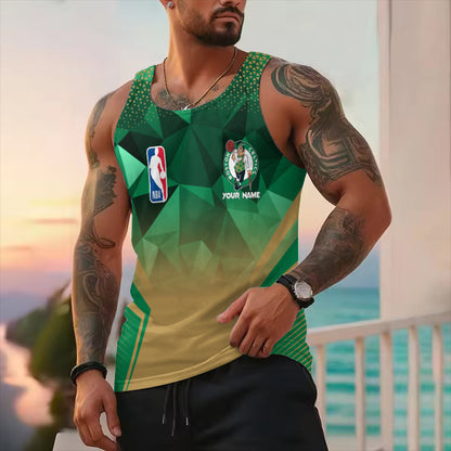 LIMITED EDITION - NEW CUSTOMIZED NBA03 BC BOSTON CELTICS UNISEX TANK TOP
