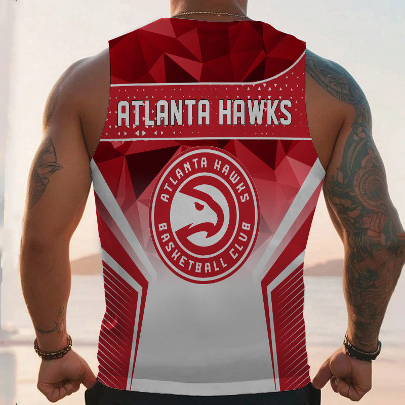 LIMITED EDITION - NEW CUSTOMIZED NBA17 AH ATLANTA HAWKS UNISEX TANK TOP