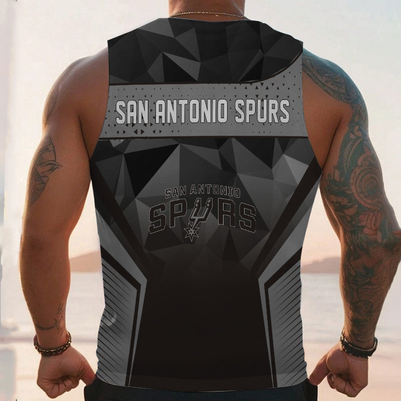 LIMITED EDITION - NEW CUSTOMIZED NBA23 SA SAN ANTONIO SPURS UNISEX TANK TOP