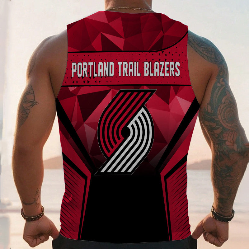LIMITED EDITION - NEW CUSTOMIZED NBA22 PT PORTLAND TRAIL BLAZERS UNISEX TANK TOP