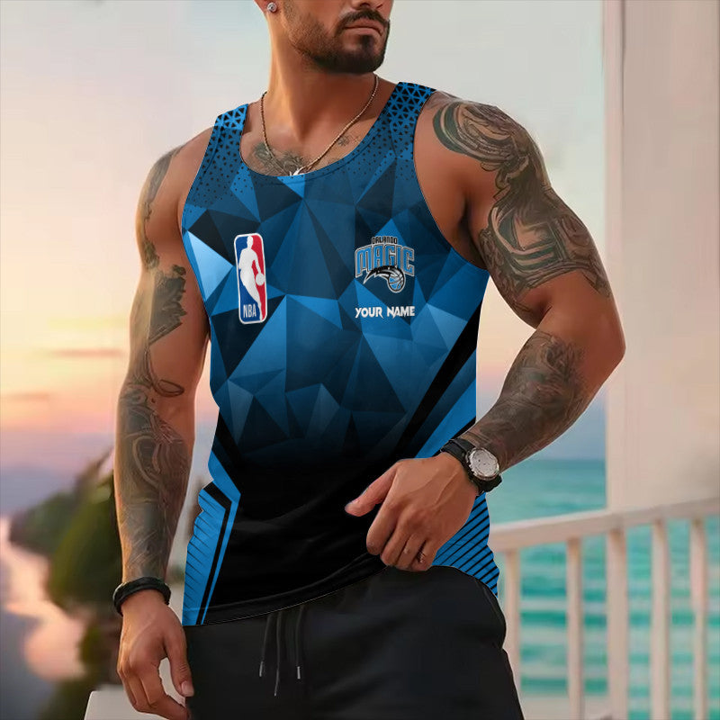 LIMITED EDITION - NEW CUSTOMIZED NBA15 OM ORLANDO MAGIC UNISEX TANK TOP