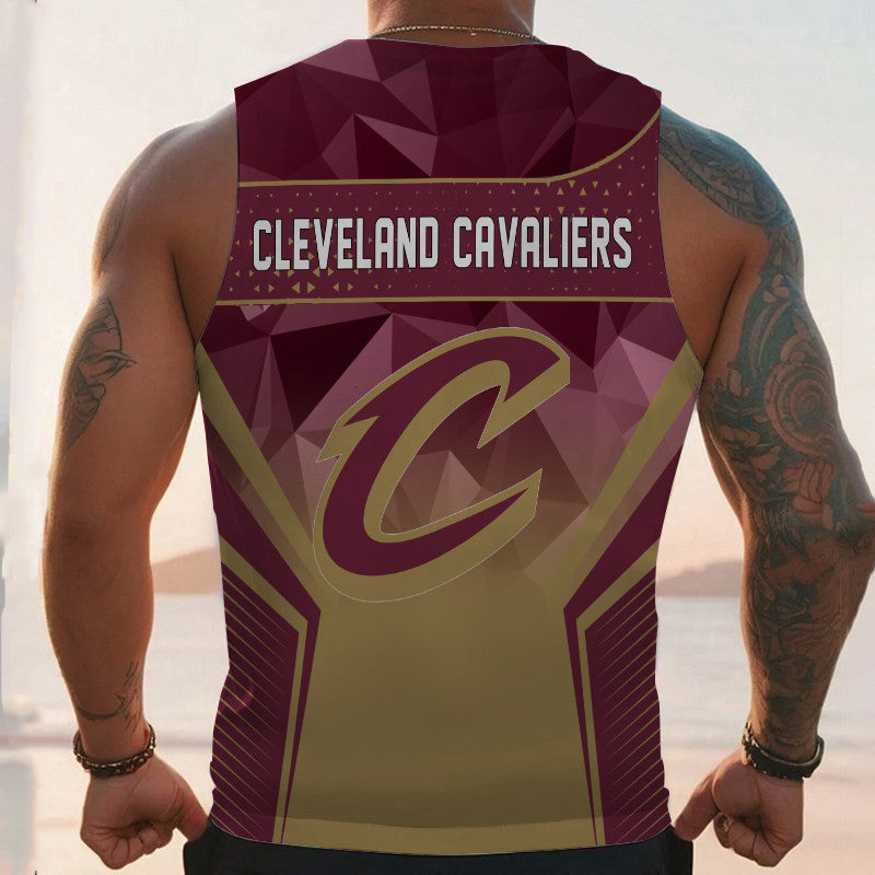 LIMITED EDITION - NEW CUSTOMIZED NBA02 CC CLEVELAND CAVALIERS UNISEX TANK TOP
