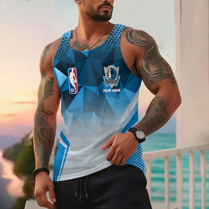 LIMITED EDITION - NEW CUSTOMIZED NBA18 DM DALLAS MAVERICKS UNISEX TANK TOP