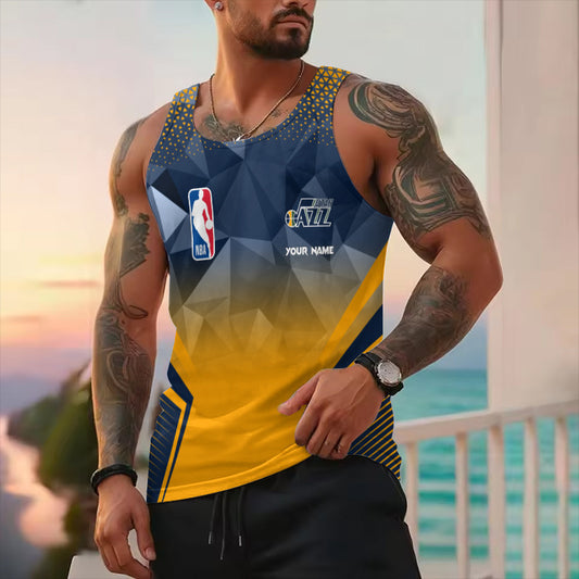 LIMITED EDITION - NEW CUSTOMIZED NBA29 UJ UTAH JAZZ UNISEX TANK TOP