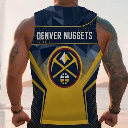 LIMITED EDITION - NEW CUSTOMIZED NBA08 DN DENVER NUGGETS UNISEX TANK TOP