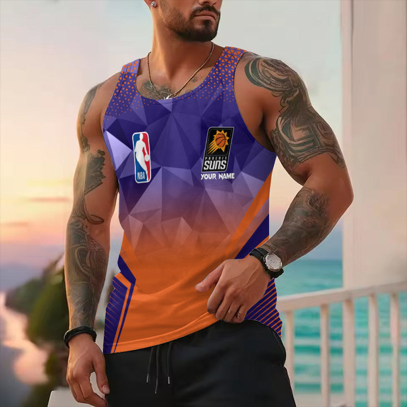 LIMITED EDITION - NEW CUSTOMIZED NBA21 PS PHOENIX SUNS UNISEX TANK TOP