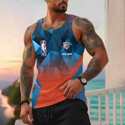 LIMITED EDITION - NEW CUSTOMIZED NBA01 OC OKLAHOMA CITY THUNDER UNISEX TANK TOP