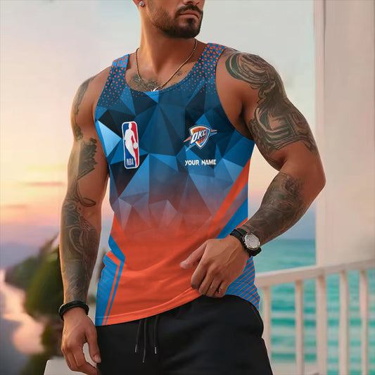 LIMITED EDITION - NEW CUSTOMIZED NBA01 OC OKLAHOMA CITY THUNDER UNISEX TANK TOP