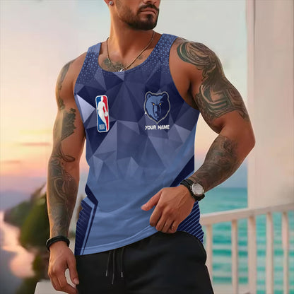 LIMITED EDITION - NEW CUSTOMIZED NBA13 MG MEMPHIS GRIZZLIES UNISEX TANK TOP
