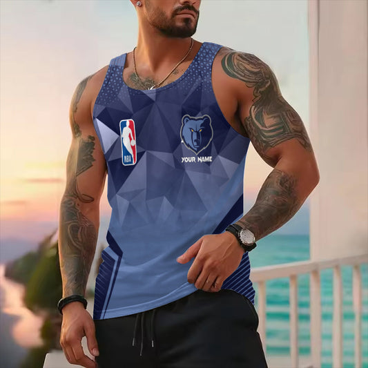 LIMITED EDITION - NEW CUSTOMIZED NBA13 MG MEMPHIS GRIZZLIES UNISEX TANK TOP