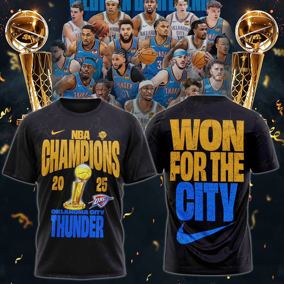 Oklahoma City Thunder - 2025 NBA Champions