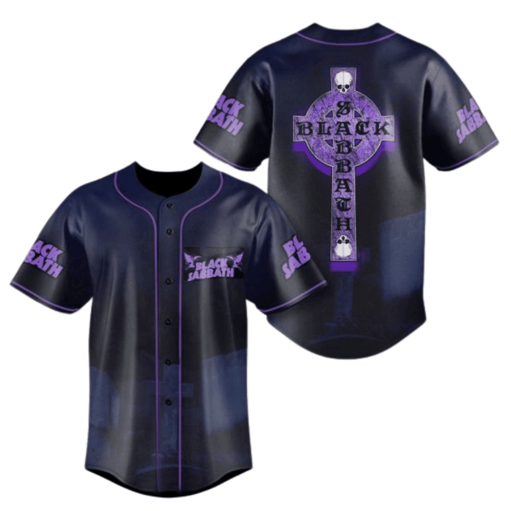 NEW PREMIUM BLACK SABBATH UNISEX BASEBALL JERSEY