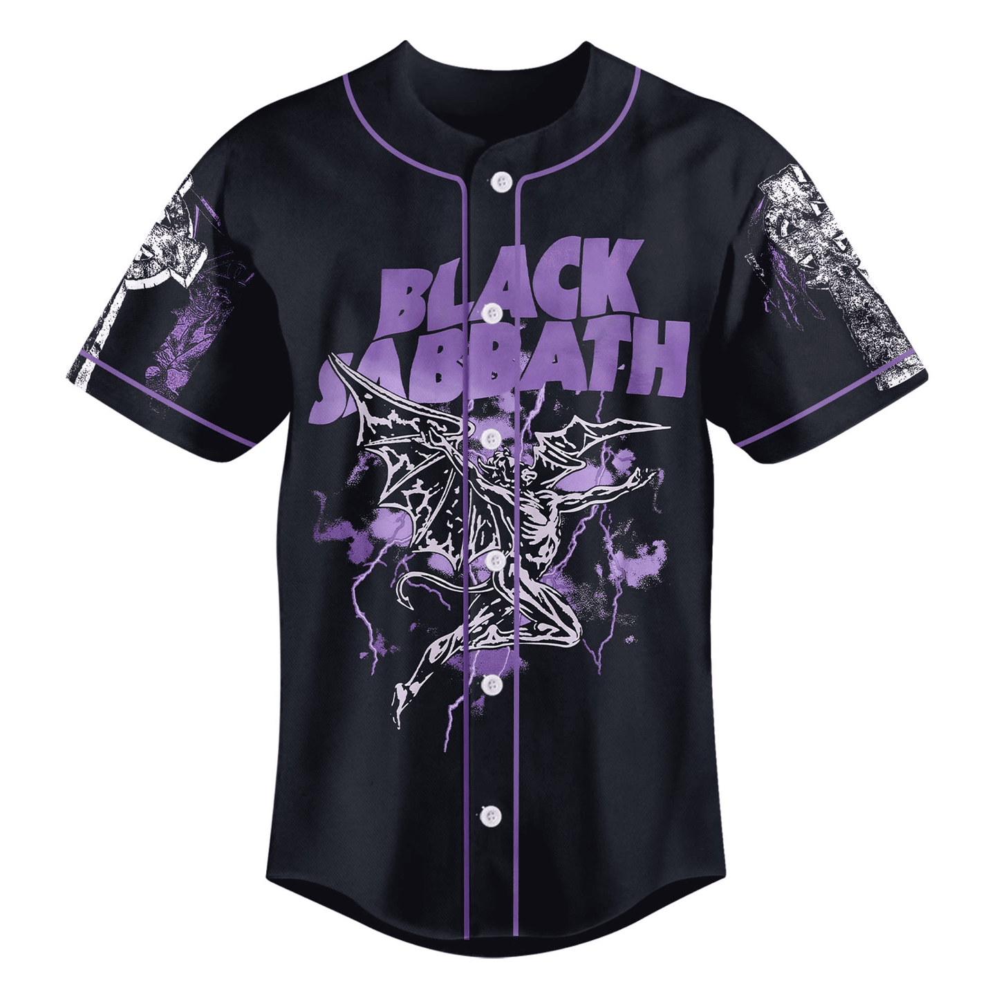 NEW PREMIUM BLACK SABBATH UNISEX BASEBALL JERSEY