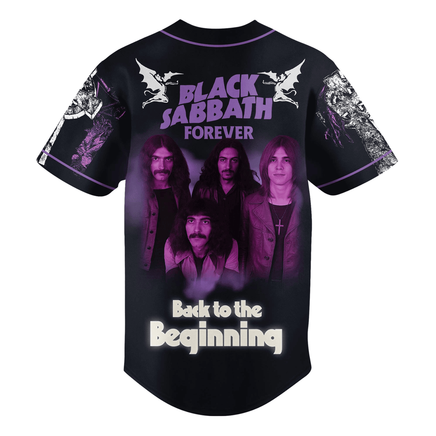 NEW PREMIUM BLACK SABBATH UNISEX BASEBALL JERSEY
