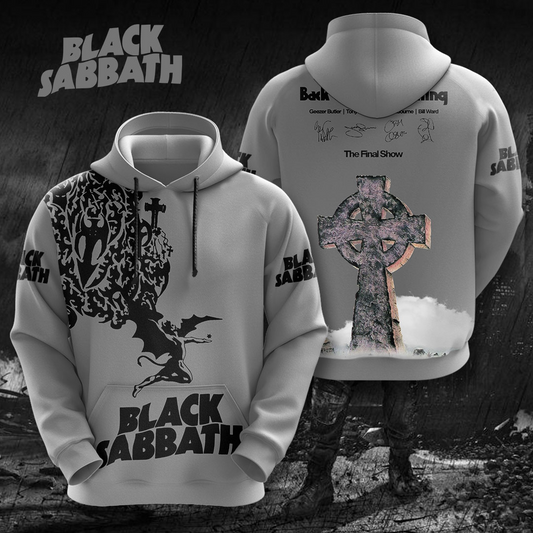 NEW PREMIUM BLACK SABBATH 3D UNISEX T-SHIRT & HOODIE